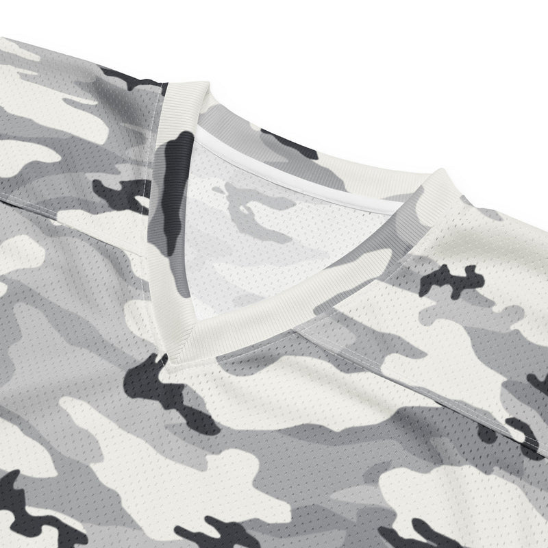 White Birch Monolith Winter CAMO Unisex American Football Jersey