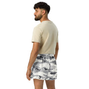 White Birch Monolith Winter CAMO Unisex Athletic Shorts