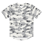 White Birch Monolith Winter CAMO Unisex Baseball Jersey