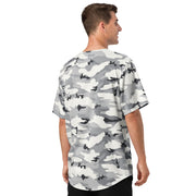 White Birch Monolith Winter CAMO Unisex Baseball Jersey