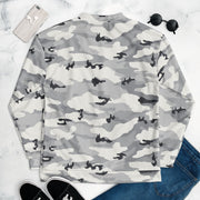 White Birch Monolith Winter CAMO Unisex Bomber Jacket