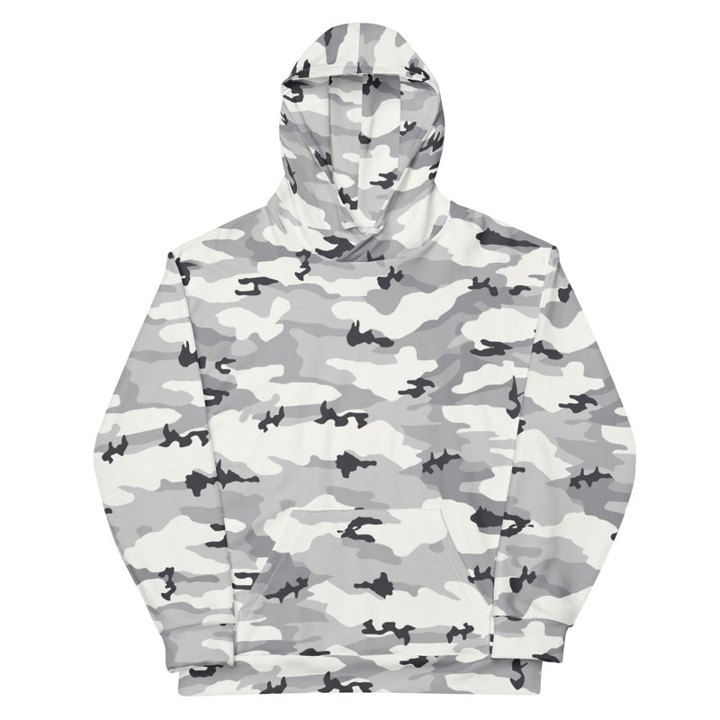 White Birch Monolith Winter CAMO Unisex Hoodie