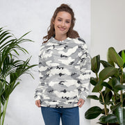 White Birch Monolith Winter CAMO Unisex Hoodie