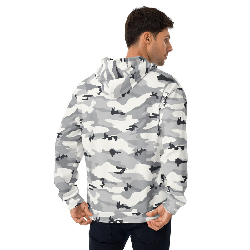 White Birch Monolith Winter CAMO Unisex Hoodie