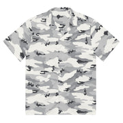 White Birch Monolith Winter CAMO Unisex Short-Sleeve Button Shirt - Button-Up