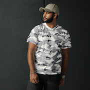 White Birch Monolith Winter CAMO Unisex Sports Jersey