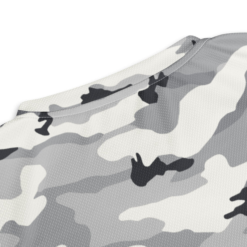 White Birch Monolith Winter CAMO Unisex Sports Jersey