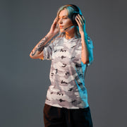 White Birch Monolith Winter CAMO Unisex Sports Jersey