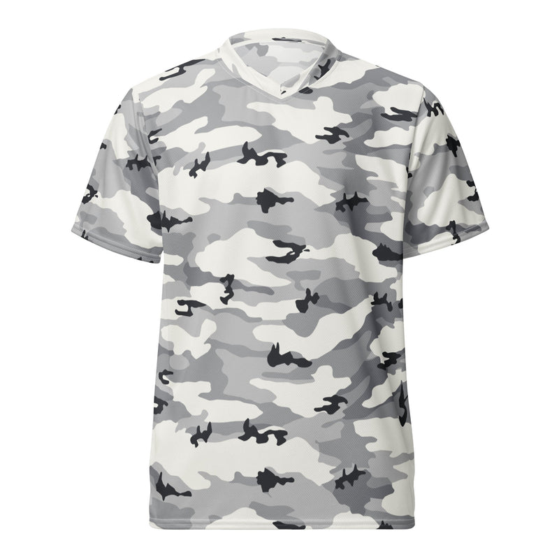 White Birch Monolith Winter CAMO Unisex Sports Jersey