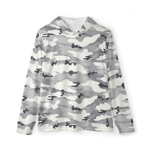 White Birch Monolith Winter CAMO Unisex Sports Warmup Hoodie - XS