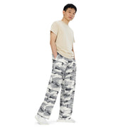 White Birch Monolith Winter CAMO Unisex Wide-Leg Leisure Pants - Pant