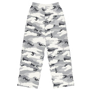 White Birch Monolith Winter CAMO Unisex Wide-Leg Leisure Pants - 2XS - Pant