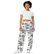 White Birch Monolith Winter CAMO Unisex Wide-Leg Leisure Pants - Pant