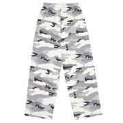 White Birch Monolith Winter CAMO Unisex Wide-Leg Leisure Pants - Pant