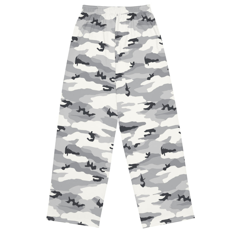 White Birch Monolith Winter CAMO Unisex Wide-Leg Leisure Pants - Pant