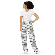 White Birch Monolith Winter CAMO Unisex Wide-Leg Leisure Pants - Pant