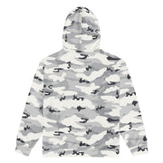 White Birch Monolith Winter CAMO Unisex Zip Hoodie