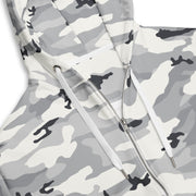 White Birch Monolith Winter CAMO Unisex Zip Hoodie