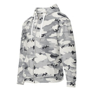 White Birch Monolith Winter CAMO Unisex Zip Hoodie
