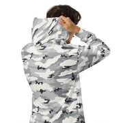 White Birch Monolith Winter CAMO Unisex Zip Hoodie