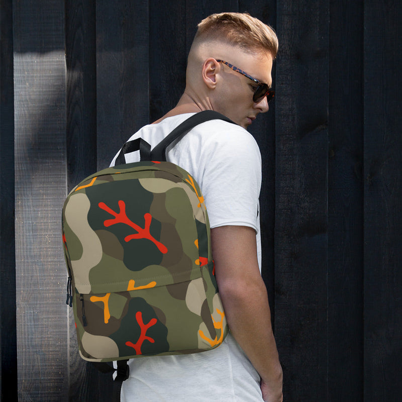 Woodland Coral Branch CAMO Backpack - Bag