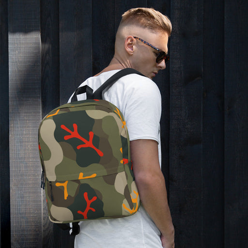 Woodland Coral Branch CAMO Backpack - Bag