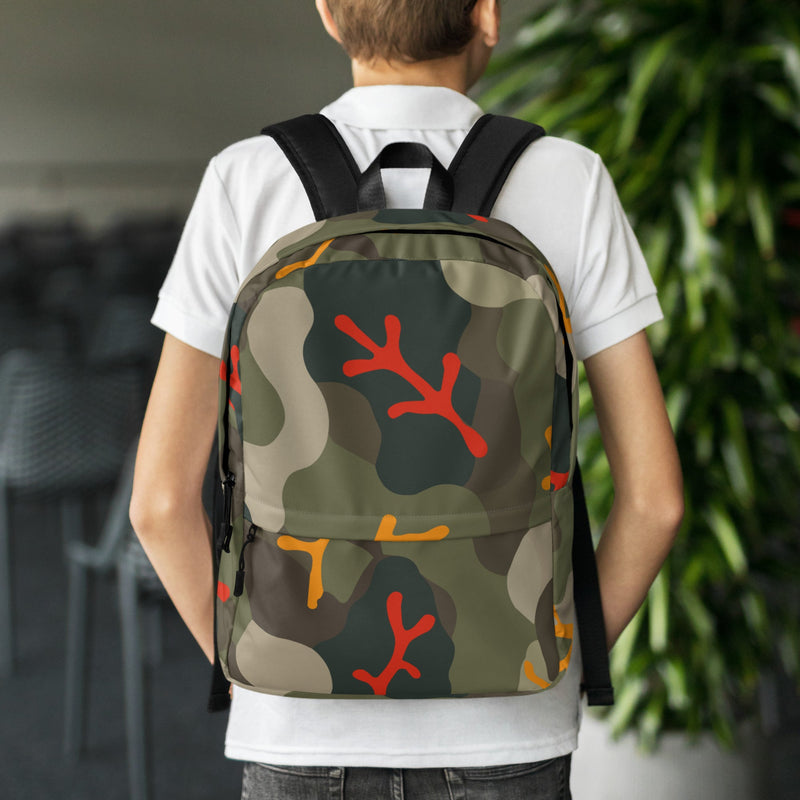 Woodland Coral Branch CAMO Backpack - Bag