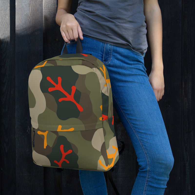 Woodland Coral Branch CAMO Backpack - Bag