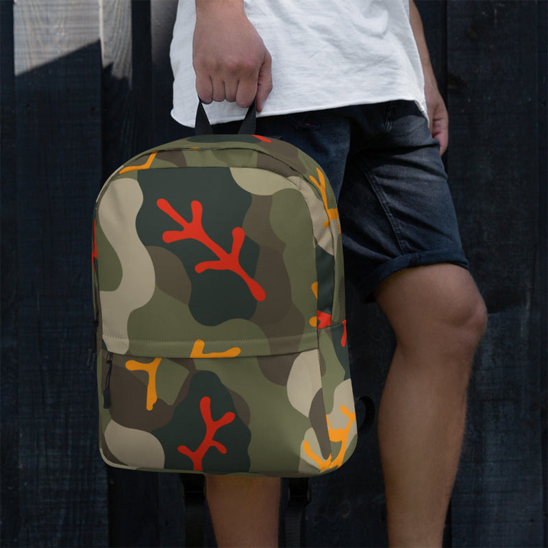 Woodland Coral Branch CAMO Backpack - Bag
