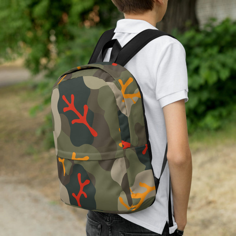 Woodland Coral Branch CAMO Backpack - Bag
