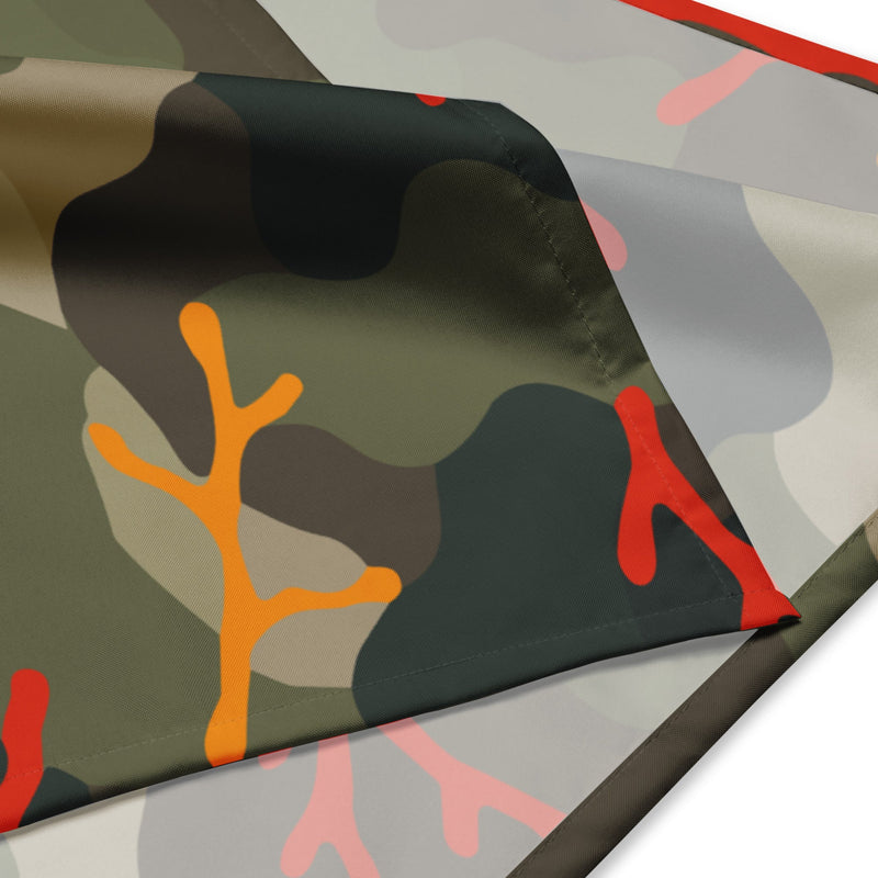 Woodland Coral Branch CAMO Bandana - Head