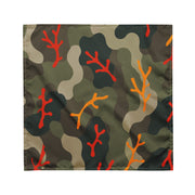 Woodland Coral Branch CAMO Bandana - M - Head
