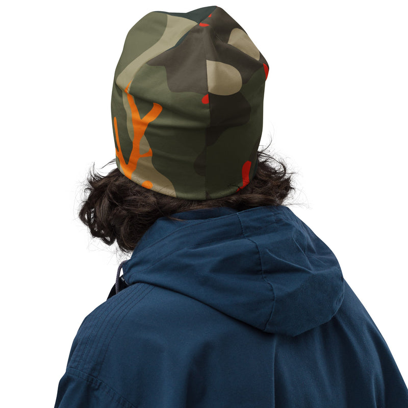 Woodland Coral Branch CAMO Beanie - Head