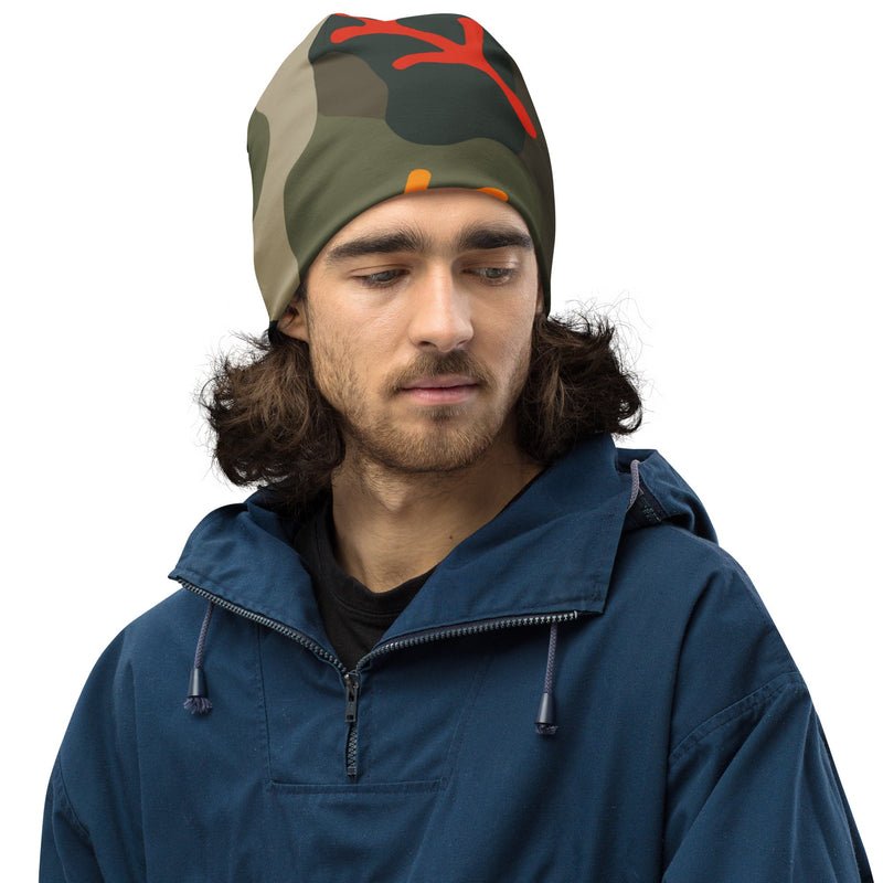 Woodland Coral Branch CAMO Beanie - Head