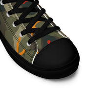 Woodland Coral Branch CAMO Mens High-Top Canvas Shoes