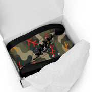 Woodland Coral Branch CAMO Mens High-Top Canvas Shoes