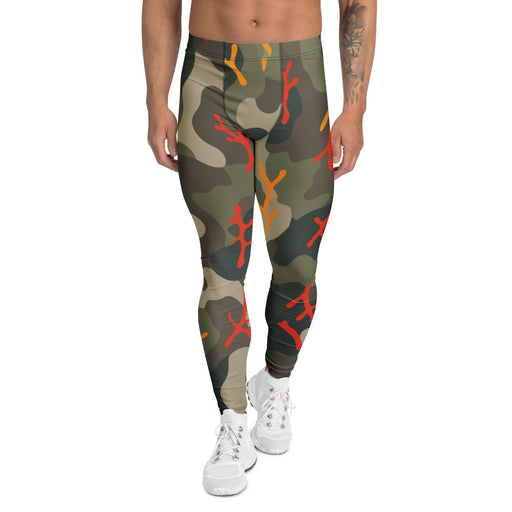 Woodland Coral Branch CAMO Mens Leggings - XS - Men
