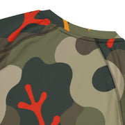 Woodland Coral Branch CAMO Mens Short-Sleeve Rash Guard - SS