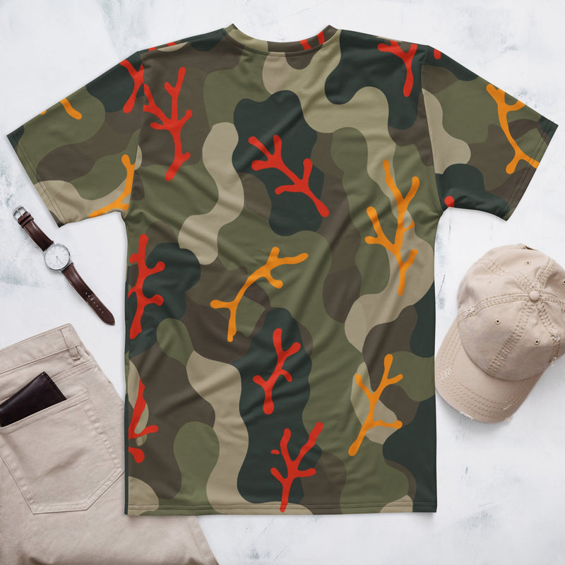 Woodland Coral Branch CAMO Mens T-Shirt - Shirt - Tee