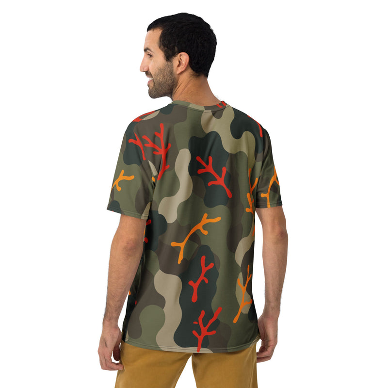Woodland Coral Branch CAMO Mens T-Shirt - Shirt - Tee