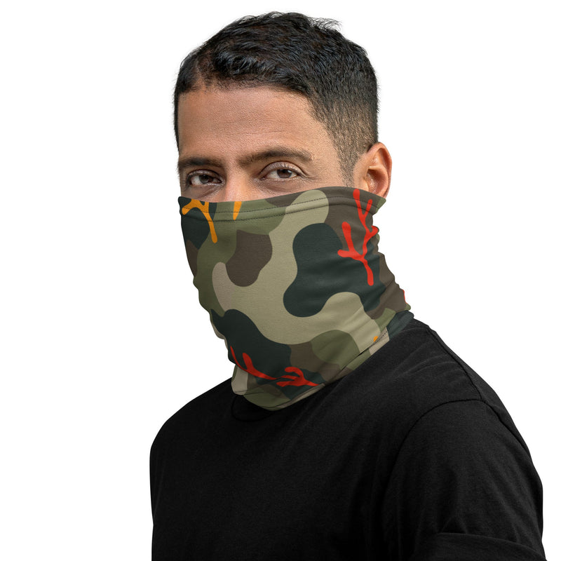 Woodland Coral Branch CAMO Neck Gaiter