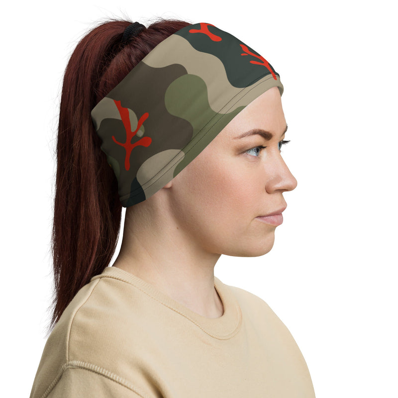 Woodland Coral Branch CAMO Neck Gaiter