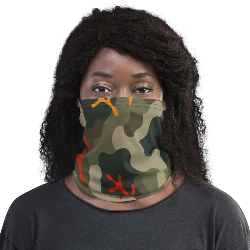 Woodland Coral Branch CAMO Neck Gaiter