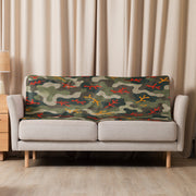 Woodland Coral Branch CAMO Sherpa Blanket