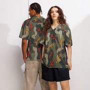 Woodland Coral Branch CAMO Unisex American Football Jersey - 2XS
