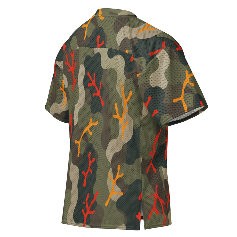 Woodland Coral Branch CAMO Unisex American Football Jersey