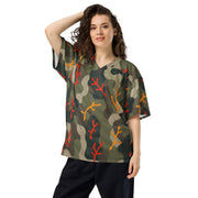 Woodland Coral Branch CAMO Unisex American Football Jersey