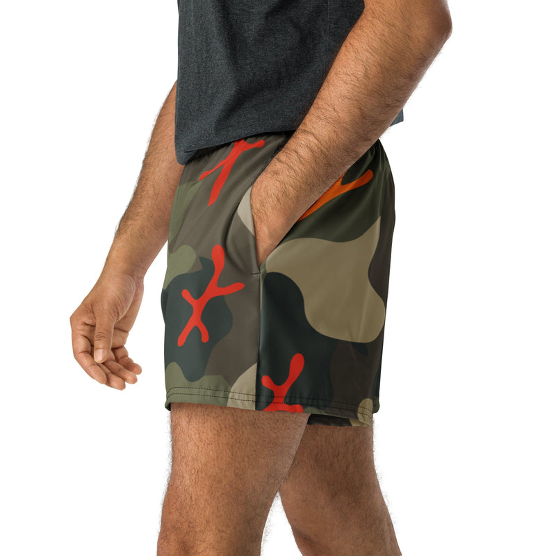 Woodland Coral Branch CAMO Unisex Athletic Shorts - XS