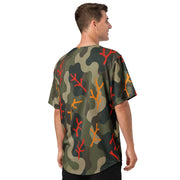 Woodland Coral Branch CAMO Unisex Baseball Jersey