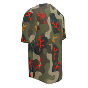 Woodland Coral Branch CAMO Unisex Baseball Jersey